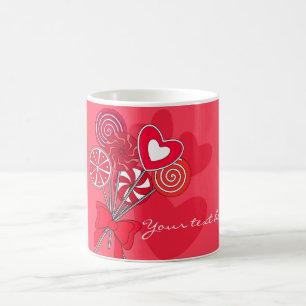 Red lollipop mug