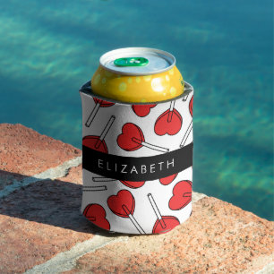 Red Lollipops, Heart Lollipops, Lolly, Your Name Can Cooler