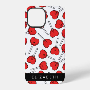 Red Lollipops, Heart Lollipops, Lolly, Your Name iPhone 12 Pro Case
