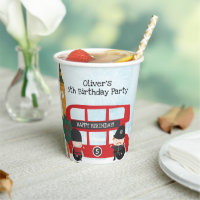 Red London Bus and Clock Tower Kids Birthday Party