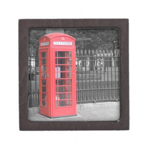Red London Phonebox Jewellery Box
