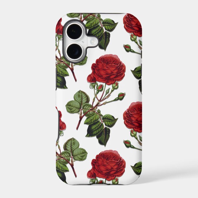 Red Long Stem Rose Pattern (Back)