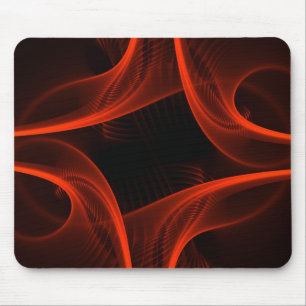 Red Loop Blades Mouse Mat