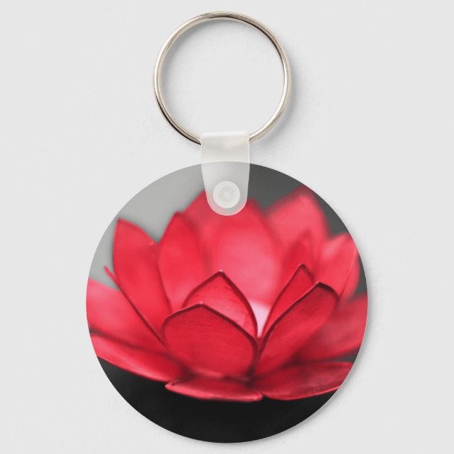 Red Lotus Key Ring (Front)