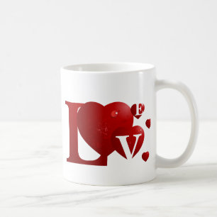 Red LOVE Coffee Mug