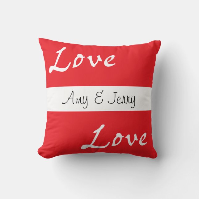 Red Love Cushion (Front)