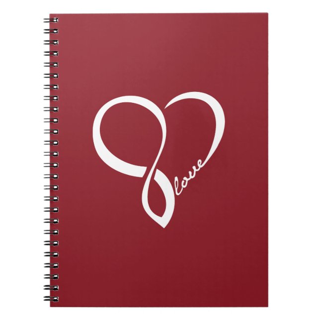 Red Love Heart Notebook (Front)