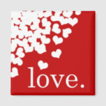 red love. -Magnet Magnet<br><div class="desc">Heart confetti! ;)</div>