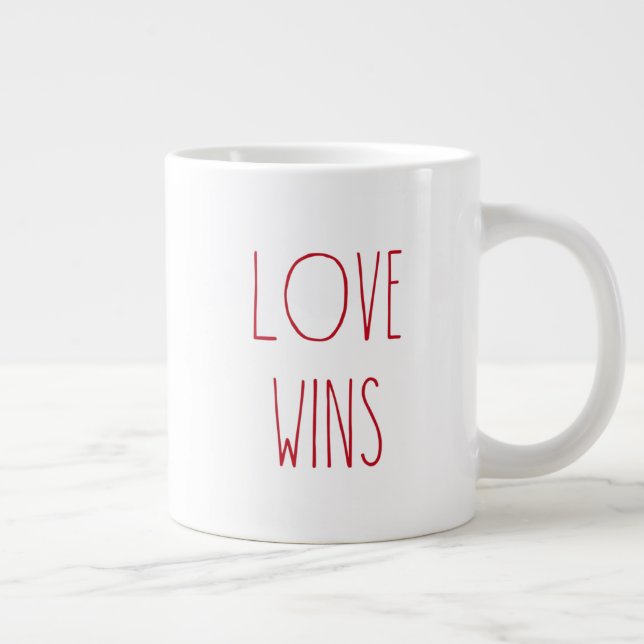 Red Love Wins Speciality Mug (Right)
