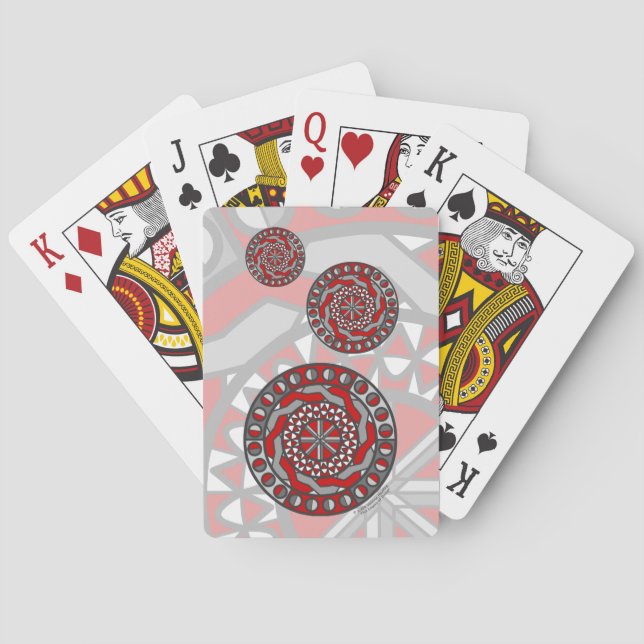 Red Machinery Classic Playing Cards (Back)