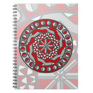 Red Machinery Notebook
