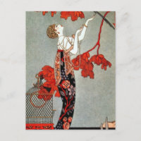 Red Madame Art Deco Design