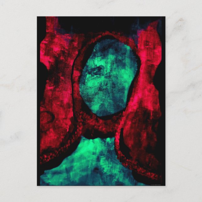 "Red Madonna" JTG Art Postcard (Front)