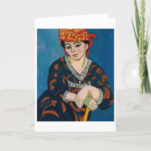 Red Madras Headdress (1907) Thank You Card