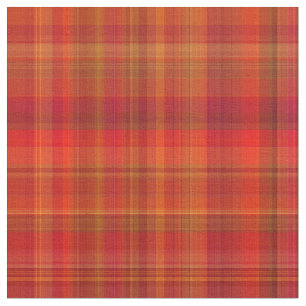 Red Madras Plaid Stripes Print Pattern Fabric