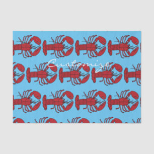 Red Maine Lobster Thunder_Cove Tissue Paper