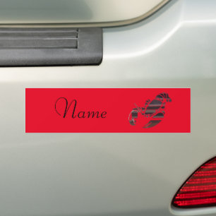 Red Maine Lobsters Thunder_Cove Bumper Sticker