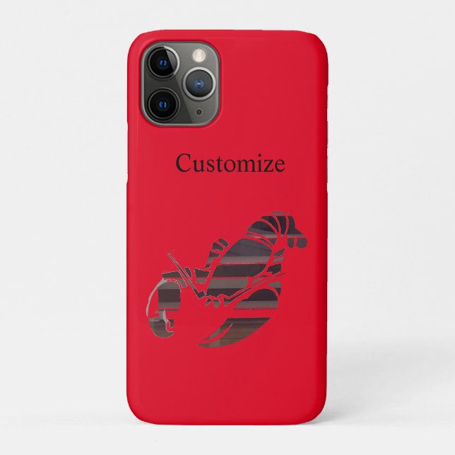 Red Maine Lobsters Thunder_Cove  Case-Mate iPhone Case (Back)