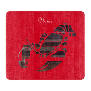 Red Maine Lobsters Thunder_Cove Cutting Board