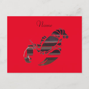 Red Maine Lobsters Thunder_Cove  Postcard
