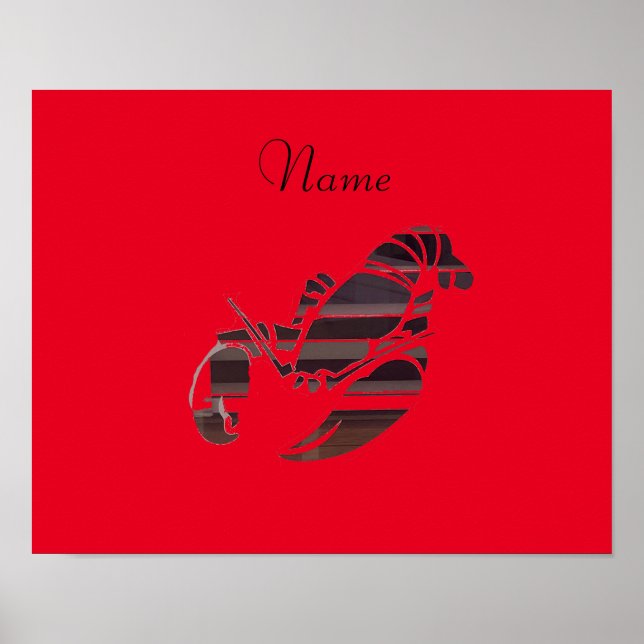 Red Maine Lobsters Thunder_Cove Poster (Front)