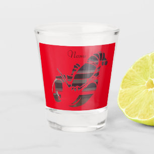 Red Maine Lobsters Thunder_Cove Shot Glass