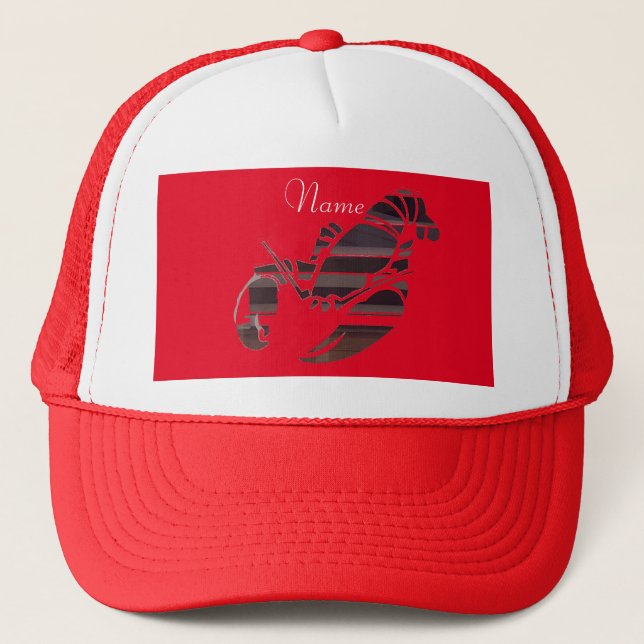 Red Maine Lobsters Thunder_Cove   Trucker Hat (Front)