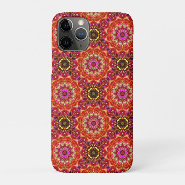 Red MANDALA  Case-Mate iPhone Case (Back)