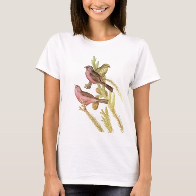 Red-mantled Rosefinch T-Shirt (Front)