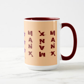 RED MANX CAT COFFEE MUG
