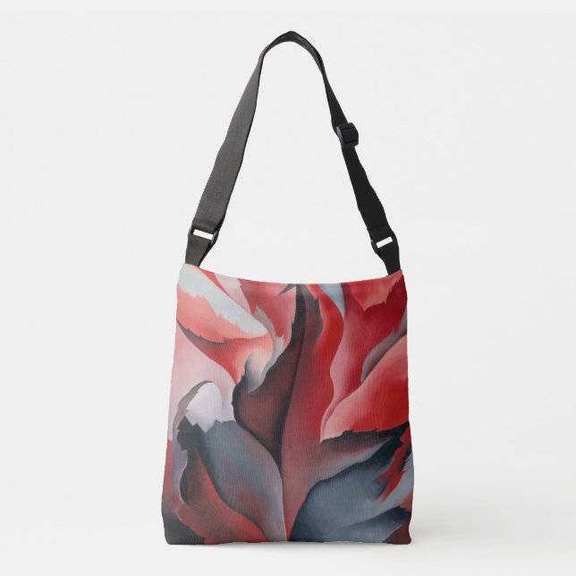 Red Maple at Lake George | Georgia O'Keeffe | Crossbody Bag (Front)