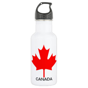 Red Maple Leaf Canada - 532 Ml Water Bottle