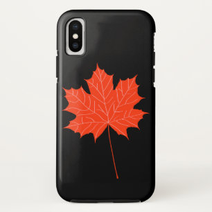 Red maple leaf iPhone x case
