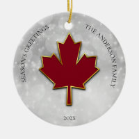 Red Maple Leaf Greetings