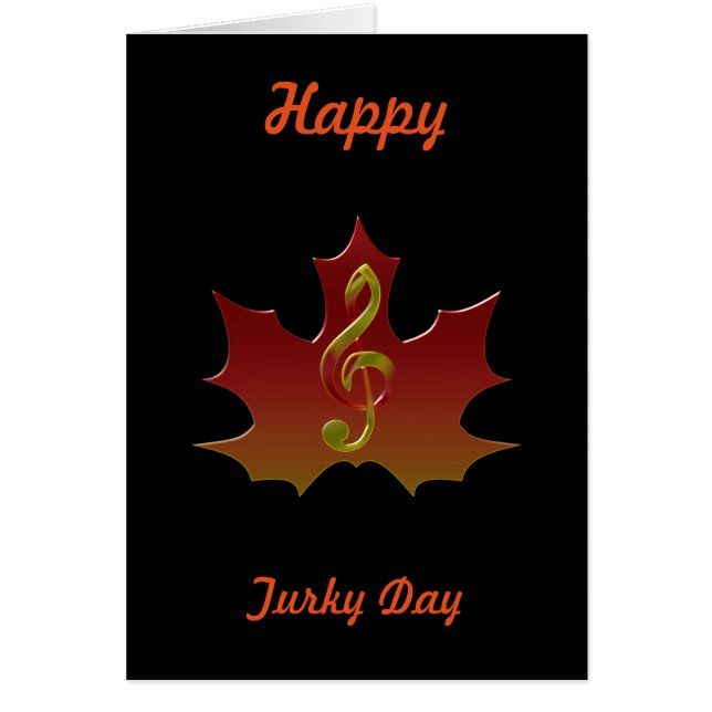 Red Maple Leaf in Fall Colour Harmony (Front)