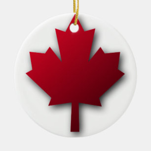 Red Maple Leaf Ornament