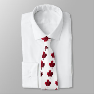 Red Maple Leaf Tie