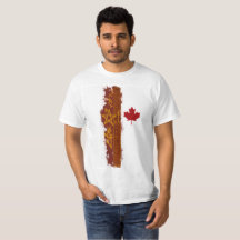 Red Maple Leaf with Runes and Pentagram