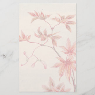 Red maple Stationery