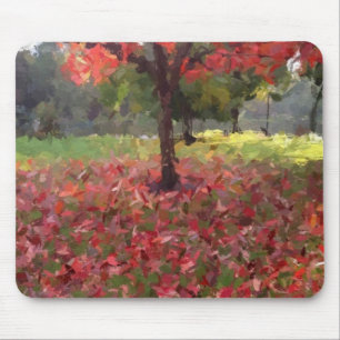 Red Maple Tree Mouse Mat