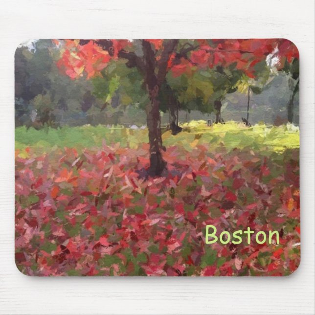 Red Maple Tree Mouse Mat (Front)