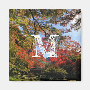 Red Maples at Japanese Garden Magnet