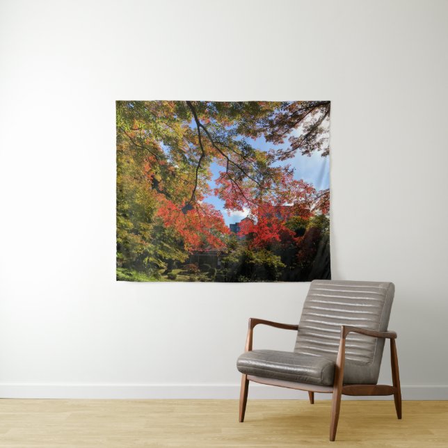 Red Maples at Japanese Garden Tapestry (In Situ (Horizontal))