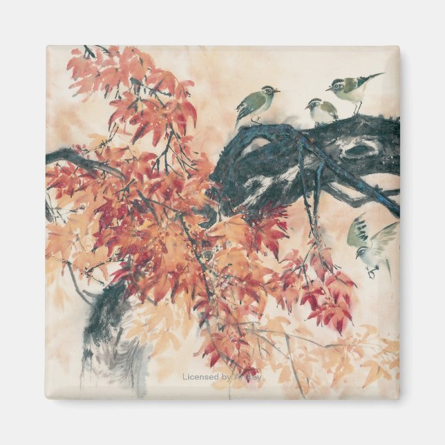 Red Maples Magnet (Front)