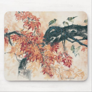 Red Maples Mouse Mat