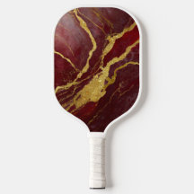 Red Marble Pattern with Gold