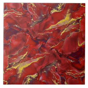 Red Marble Tile