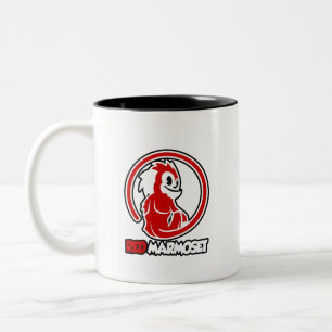 Red Marmoset Logo Two-Tone Coffee Mug