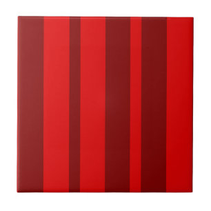 Red Maroon Stylish Stripes Pattern Design Tile