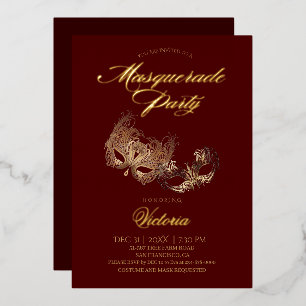 Red Masquerade Party